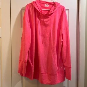 Neon pink hoodie